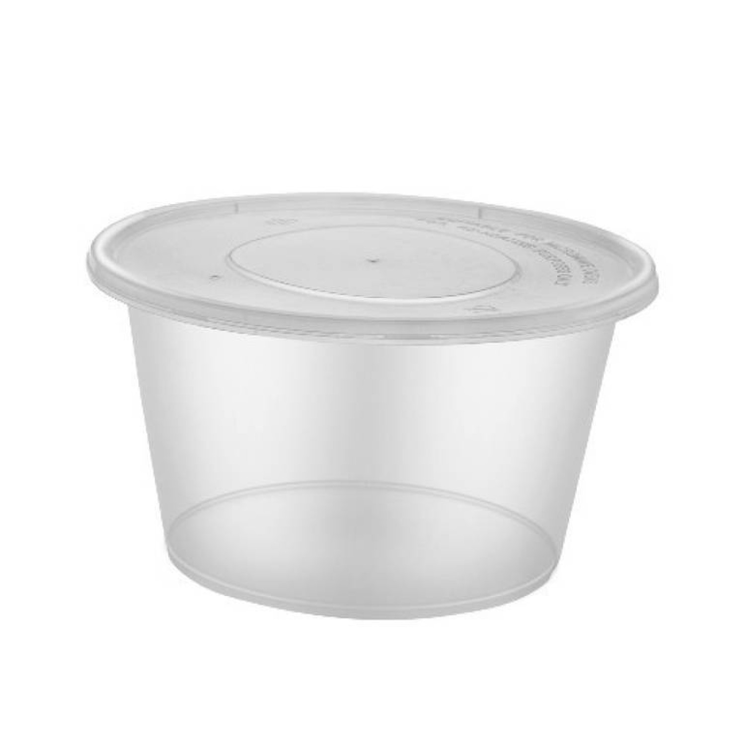 Microwaveable Container Clear 450ml 50pcs